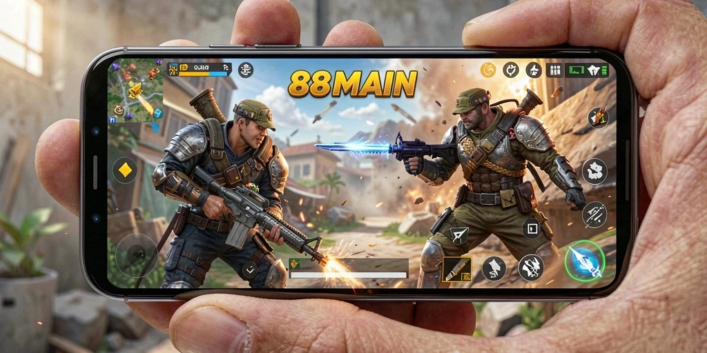 Gameplay seru dan menegangkan dalam 88MAIN di medan pertempuran.