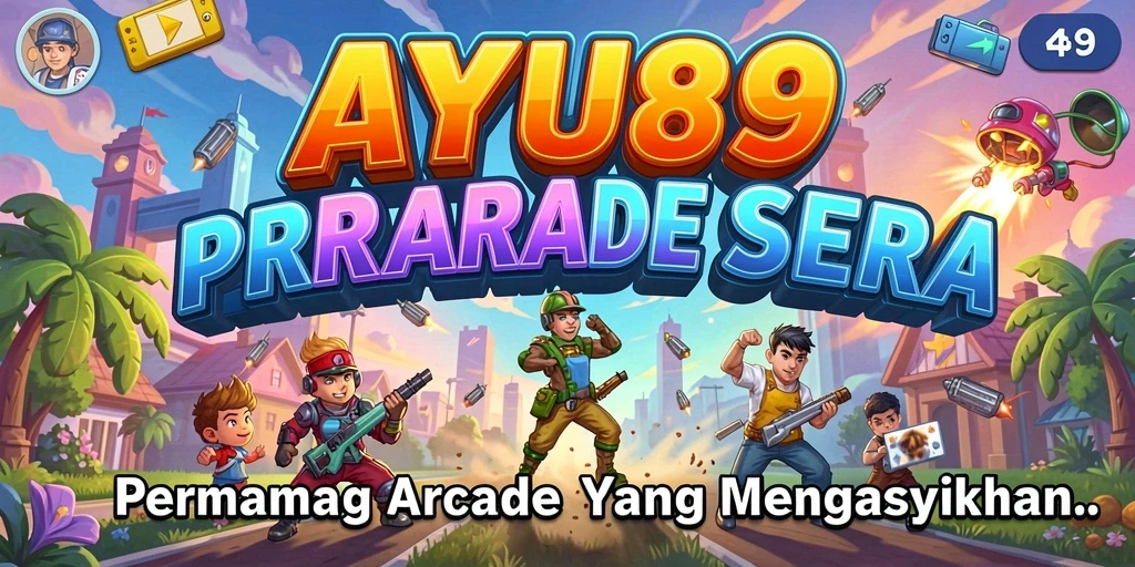 Tangkapan layar AYU89 menampilkan aksi seru dalam gameplay Arcade.