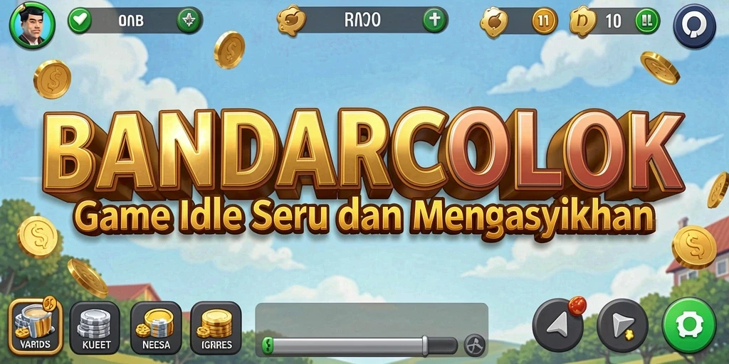 Tampilan gameplay <strong>BANDARCOLOK</strong> yang sederhana dan menarik.