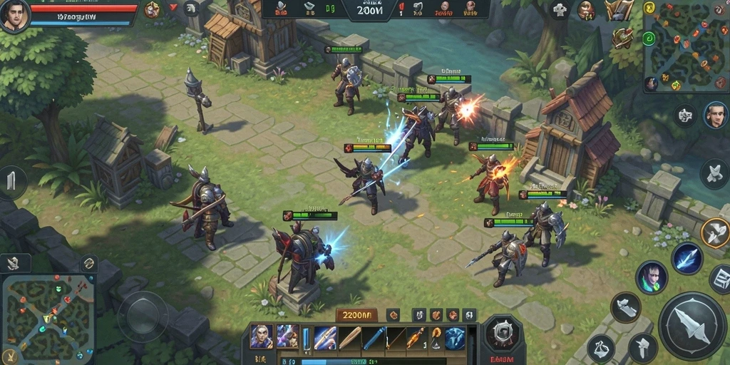 Tampilan menarik dari gameplay D200M dalam genre SLG.