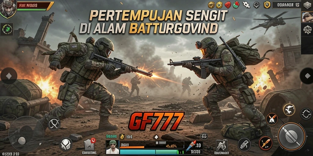 Tampilan mendebarkan dari pertempuran intens dalam GF777.