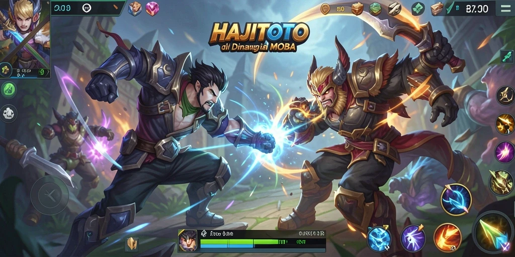 Gameplay seru dan penuh aksi dalam <strong>HAJITOTO</strong>.
