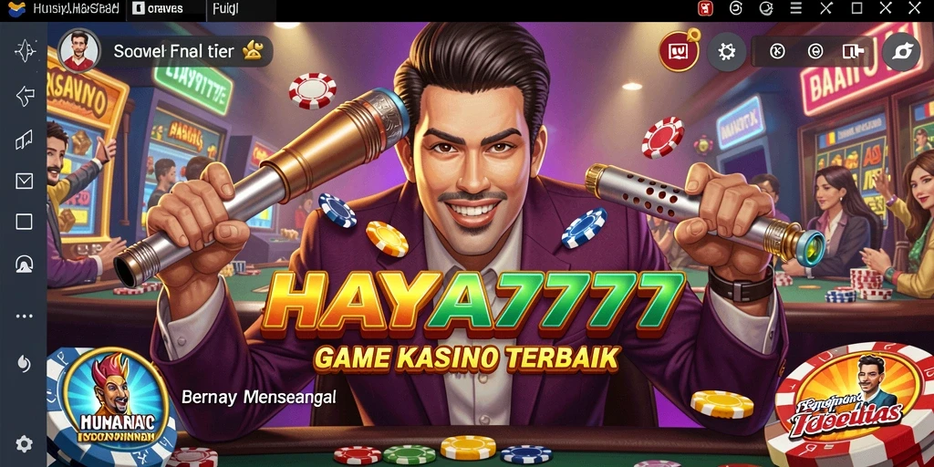 Screenshot gameplay HAYA777 menampilkan suasana Kasino yang mengasyikkan dan interaktif.