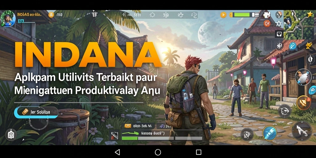 Tampilan utama INDAAA dengan fitur utilitas yang lengkap.