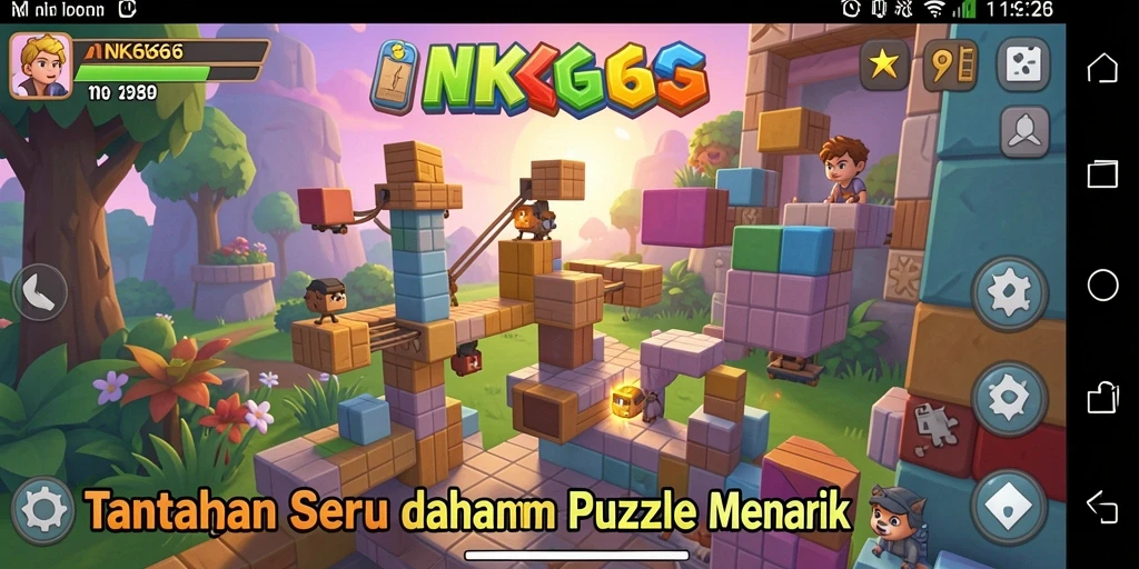 Gameplay NK666 dengan teka-teki yang menantang dan menarik.