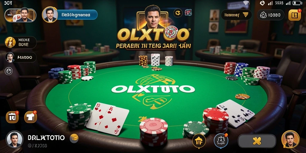 Tampilan gameplay Poker yang menarik di OLXTOTO.