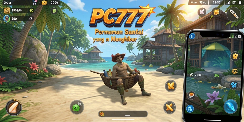 Gameplay menarik dari PC777 dengan warna cerah dan level yang menghibur.