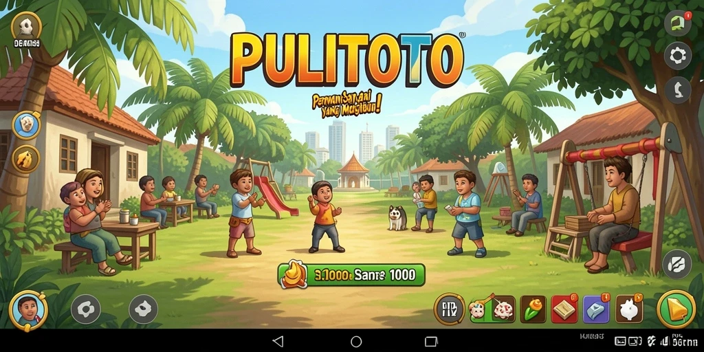 Screenshot gameplay PULITOTO yang seru dan menghibur.