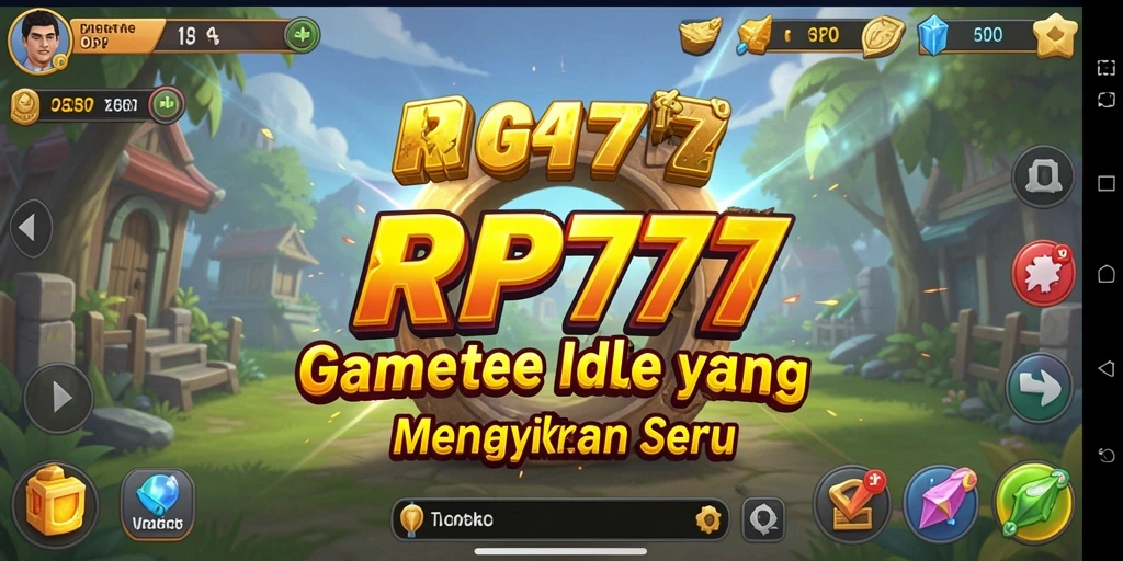 Tampilan screenshot utama RP777 menyoroti gameplay yang santai dan menawan.