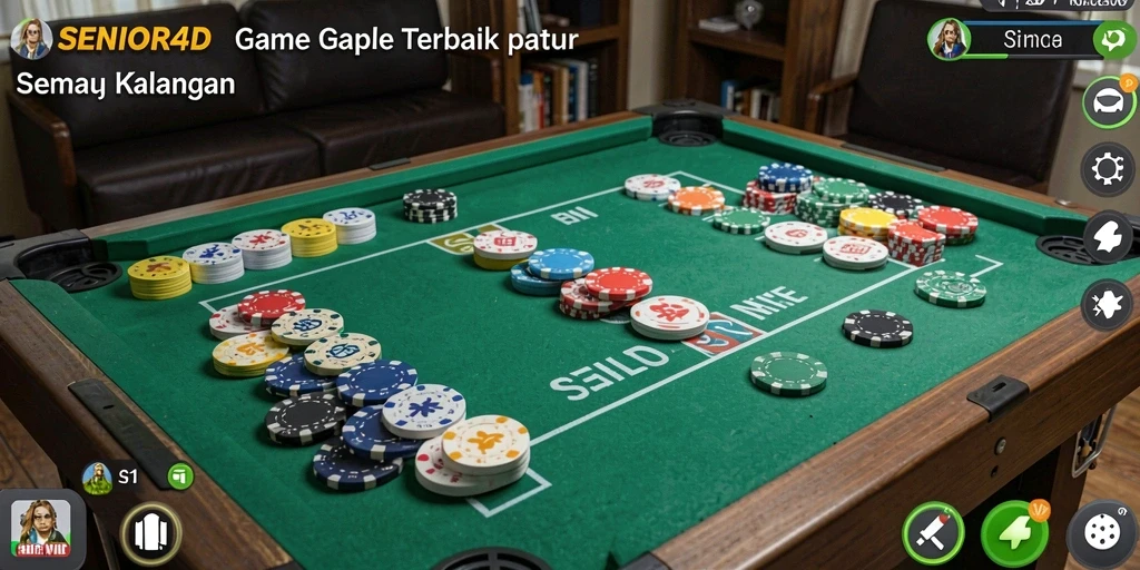 Tampilan gameplay SENIOR4D yang menarik dan interaktif.