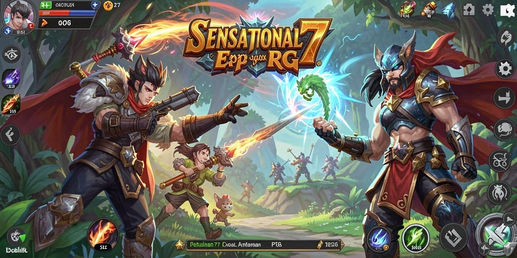 Tampilan gameplay RPG yang menarik dari SENSATIONAL77.