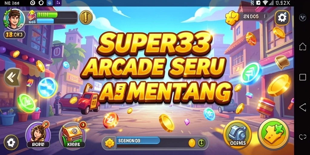 Tampilan gameplay SUPER33 yang seru dan penuh tantangan dalam kategori Arcade.