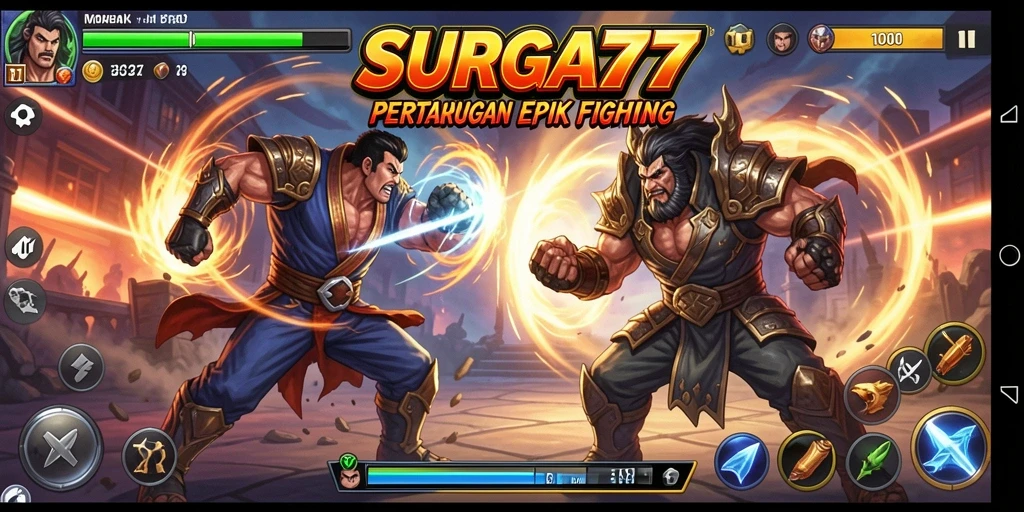 Tampilkan gameplay mendebarkan saat bertarung di SURGA77.