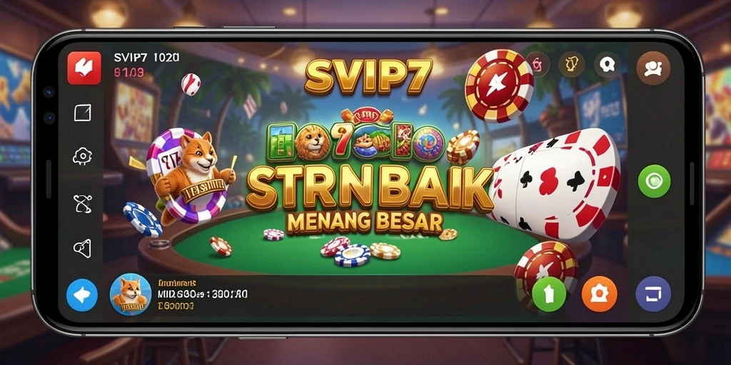 Screenshot utama SVIP7 menampilkan gameplay Kasino yang mendebarkan.