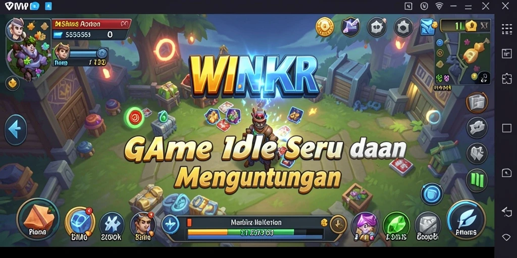 Tampilan gameplay <strong>WINPKR</strong> dengan suasana poker yang menegangkan.